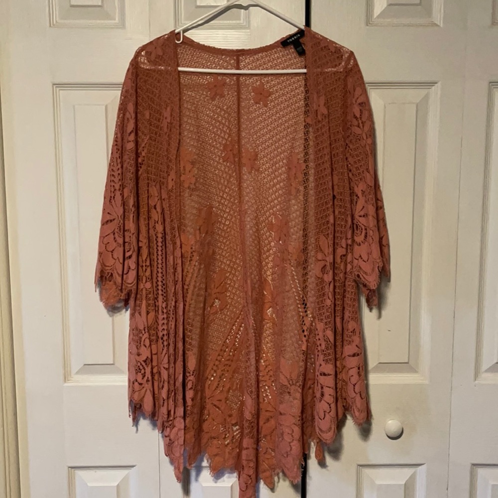 Torrid cover up, pink
